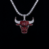 Chicago Bulls Official NBA Large Logo Pendant