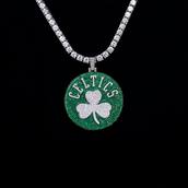 Large Boston Celtics Official NBA Logo Pendant