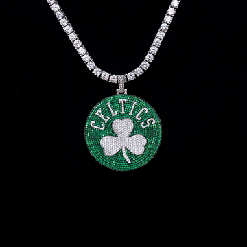 Large Boston Celtics Official NBA Logo Pendant