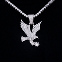 Colgante de águila GLD en oro blanco