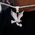 Colgante de águila GLD en oro blanco