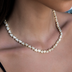 Collar Corazón Eternidad en Oro Amarillo