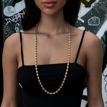 Valentina Necklace + Bracelet + Hoop Bundle in Yellow Gold