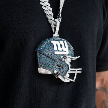 Dije de casco oficial de la NFL de los New York Giants