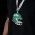 Giant New York Jets Official NFL Helmet Pendant
