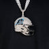 Dije de casco oficial de la NFL de los Carolina Panthers gigante