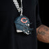 Giant Chicago Bears Official NFL Helmet Pendant