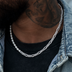 Diamond Figaro Pearl Chain