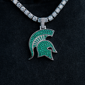 Michigan State University Official NCAA Logo Pendant