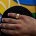 GG Logo Ring in Yellow Gold