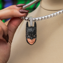 Colgante de cabeza de Batman oficial de DC Comics