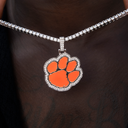 Clemson Tigers Official NCAA Logo Pendant