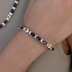 Pulsera de piedras en tonos marrones con corte ovalado multicolor - 5 mm