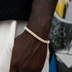 Conjunto de Cadena Eslabones Serpiente Pavé de Diamantes + Pulsera en Oro Amarillo - 6mm