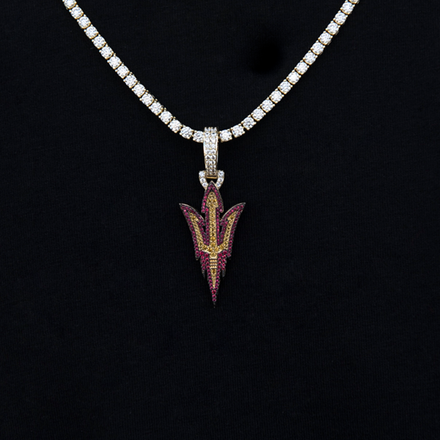 Arizona State Sun Devils Official NCAA Logo Pendant- The GLD Shop