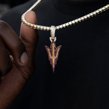 Arizona State Sun Devils Official NCAA Logo Pendant- The GLD Shop