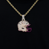 LSU Tigers Official NCAA Football Helmet Pendant