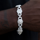 Pulsera Star Mariner de oro blanco de 16 mm