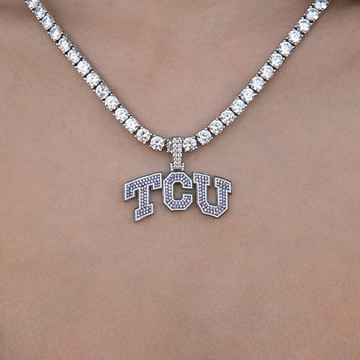 TCU Horned Frogs Official NCAA Logo Pendant