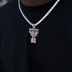 Colgante con el logotipo oficial de los Red Raiders de Texas Tech de la NCAA