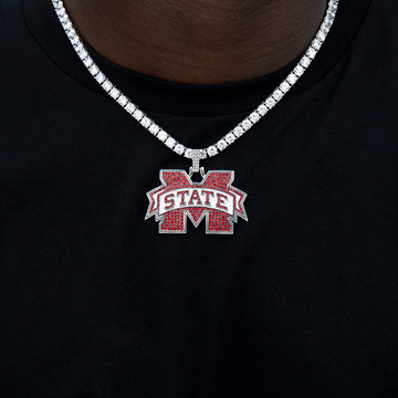Mississippi State Bulldogs Official NCAA Logo Pendant