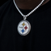 Colgante grande oficial de la NFL de los Pittsburgh Steelers
