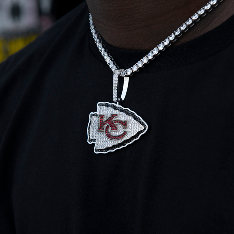 Kansas City Chiefs Official NFL Large Logo Pendant