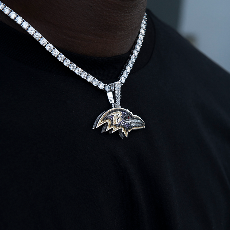 Large Baltimore Ravens Official NFL Pendant