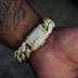 Pulsera Diamond Cuban Link en Oro Amarillo - 19 mm