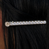 Diamond Tennis Barrette in Yellow Gold- 5mm