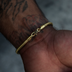 Snake Chain Bracelet in Yellow Gold- 4mm
