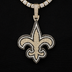 Colgante grande oficial de los New Orleans Saints de la NFL