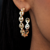Pendientes de aro Valentina - Oro amarillo