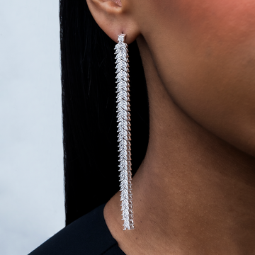 Herringbone Dangle Earring