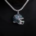 2025 Tennessee Titans Team Helmet Pendant - White Gold