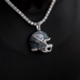 2025 Tennessee Titans Team Helmet Pendant - White Gold