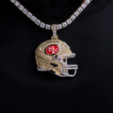 2025 San Francisco 49ers Team Helmet Pendant - Gold, 18k 2025 San Francisco 49ers Team Helmet Pendant - Gold, 18k