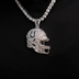 2025 Indianapolis Colts Team Helmet Pendant - White Gold