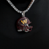 Colgante del casco del equipo Washington Commanders 2025 - Oro blanco
