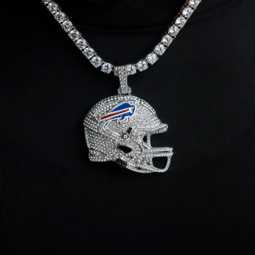 Official NFL 2025 Edition Buffalo Bills Helmet Pendant