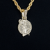 Boston Celtics Official NBA Primary Micro Logo Pendant in Yellow Gold