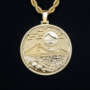 Golden State Warriors Official NBA Coin Pendant