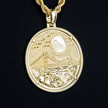 Golden State Warriors Official NBA Coin Pendant