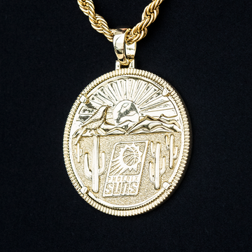 Colgante de moneda oficial de la NBA de los Phoenix Suns