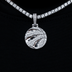 Toronto Raptors Official NBA Micro Logo Pendant in White Gold