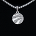 Toronto Raptors Official NBA Micro Logo Pendant in White Gold