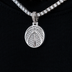 Washington Wizards Official NBA Micro Logo Pendant in White Gold