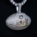 Dije de fútbol americano del Super Bowl LIX - Oro blanco
