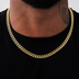 Cadena Miami Cuban Link de Oro Amarillo - 8mm