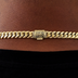 Cadena Miami Cuban Link de Oro Amarillo - 8mm
